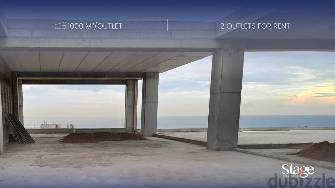 Outlets For Rent in Dbayeh | Open SEA VIEW 0