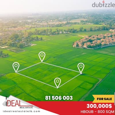 800 SQM Land for Sale in Hboub REF#JH17415