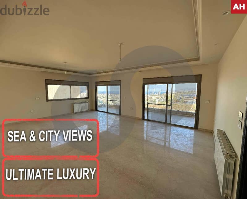 City and sea view, prime location, baabda town/بعبدا  REF#AH115839 0