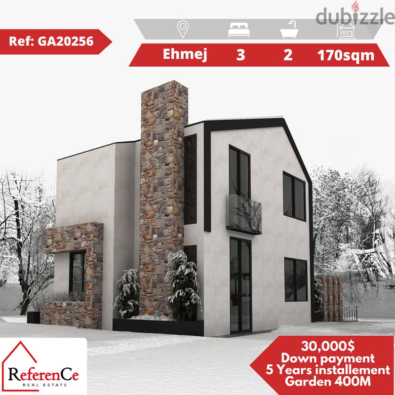 Villa with Installments in Ehmej فيلا بالتقسيط في اهمج 0