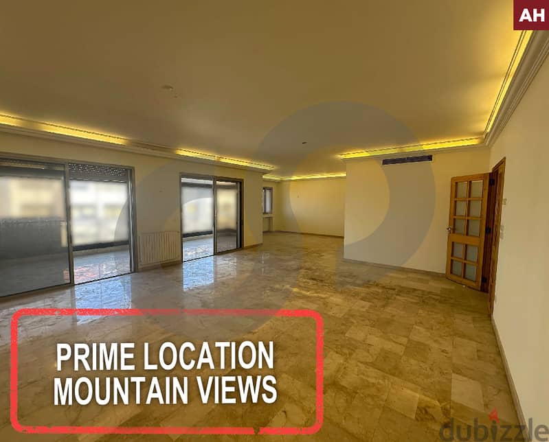 ELEGANT 250 SQM APARTMENT- BAABDA/بعبدا REF#AH115838 0