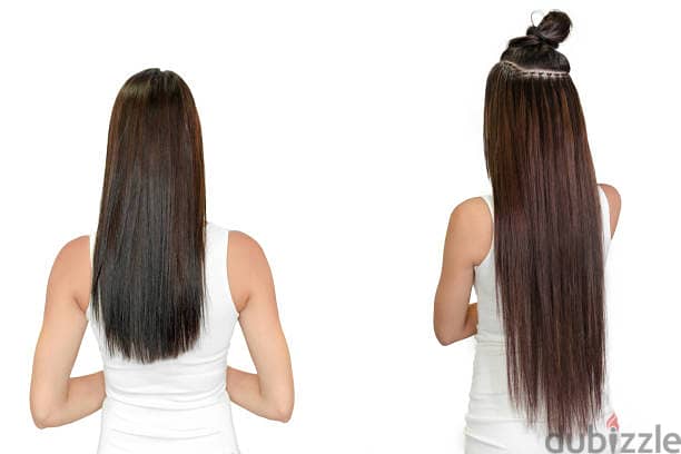 tape Hair extensions اكستنشن وتوصيلات شعر طبيعي لبناني 0