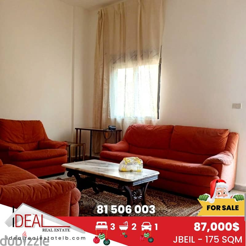 Apartment for Sale in Jbeil 175 SQM REF#JH17200 0