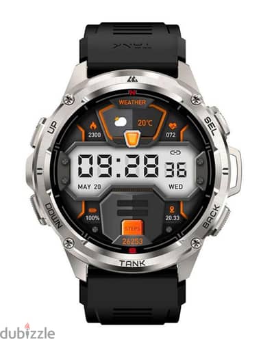 Used Kospet Tank T3 Ultra smartwatch.