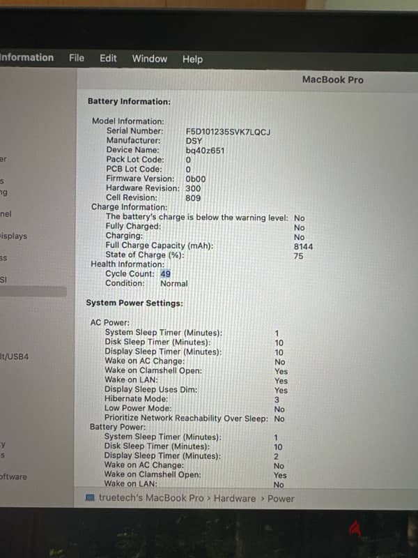 Macbook Pro 16” 2019 Core i9 32GB Ram 1TB SSD Radeon Pro 5500M 8GB 4