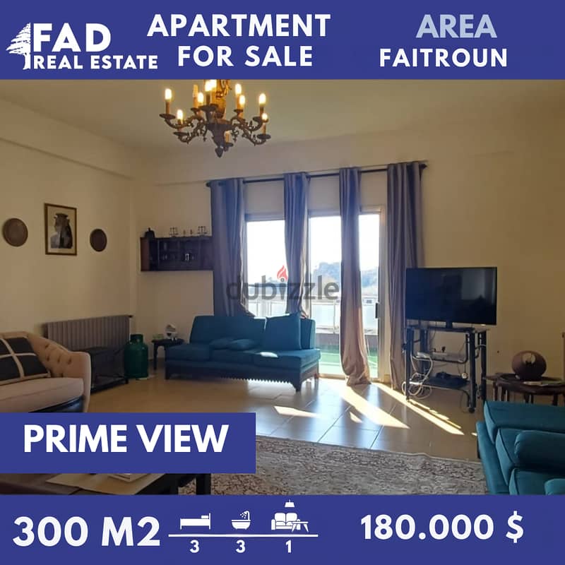 Apartment For Sale in Faitroun شقة للبيع في فيطرون 0