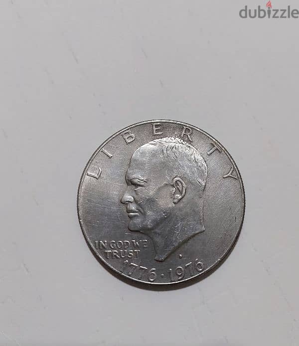 USA 1 Large Dollar Memorial President Eisenhower year 1776_1976 0