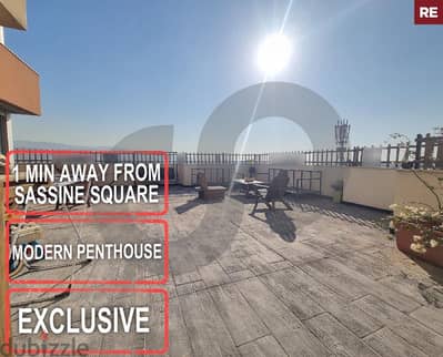 Modern Penthouse | Panoramic Views | Achrafieh  REF#RE115883