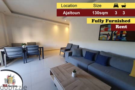 Ajaltoun 130m2 | Terrace | Rent | Fully Furnished | Prime Location|KH