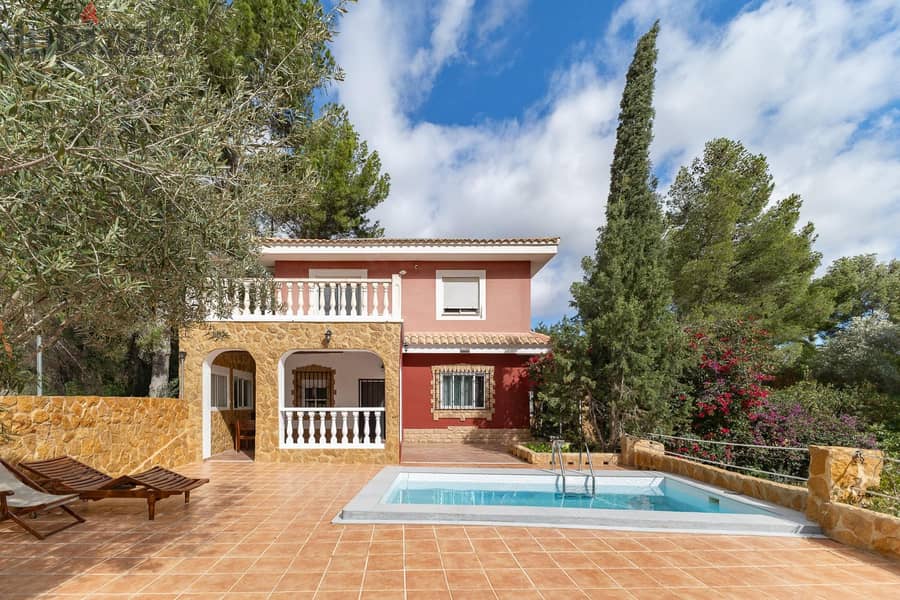 Spain impressive villa 2 floors with terrace, pool and garden 005755 0