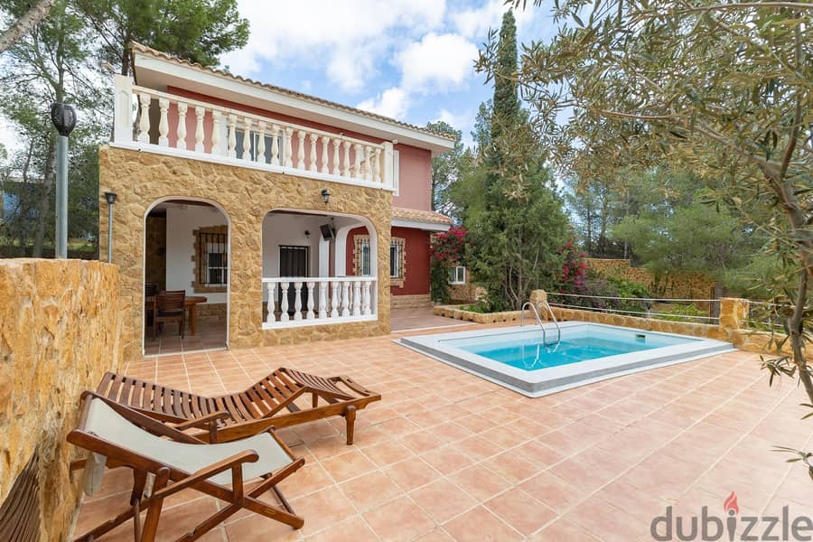 Spain impressive villa 2 floors with terrace, pool and garden 005755 0