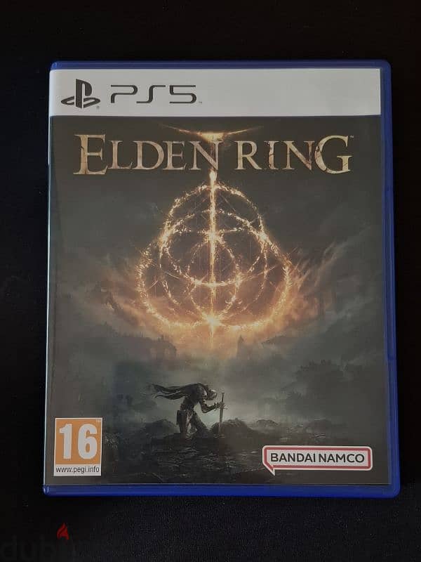 Elden Ring for PS5. used once like new. 0