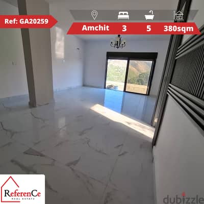 Very prime apartment in Aamchit شقة راقية جدا في عمشيت