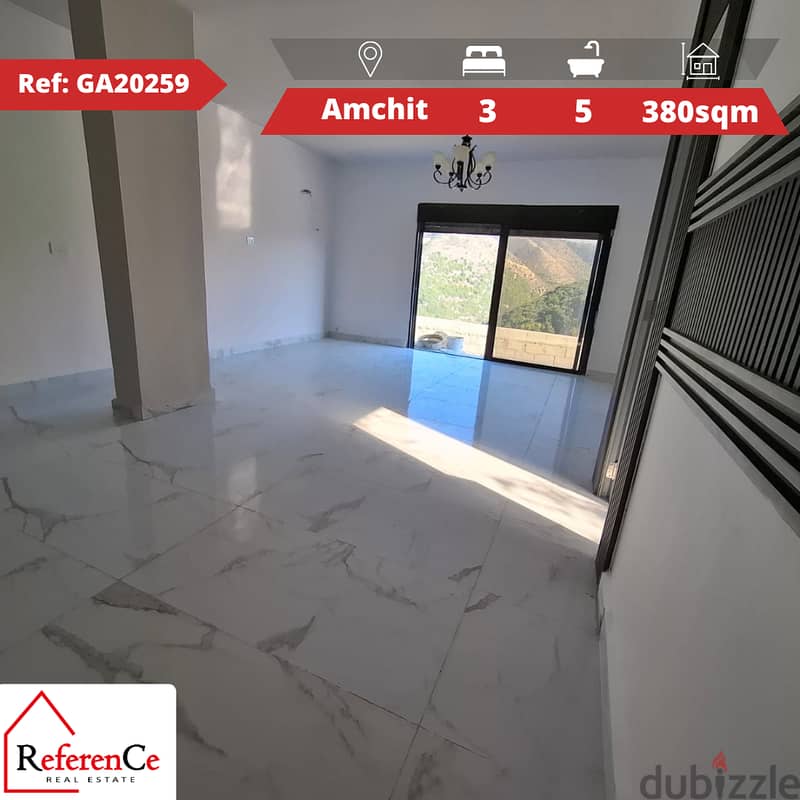 Very prime apartment in Aamchit شقة راقية جدا في عمشيت 0