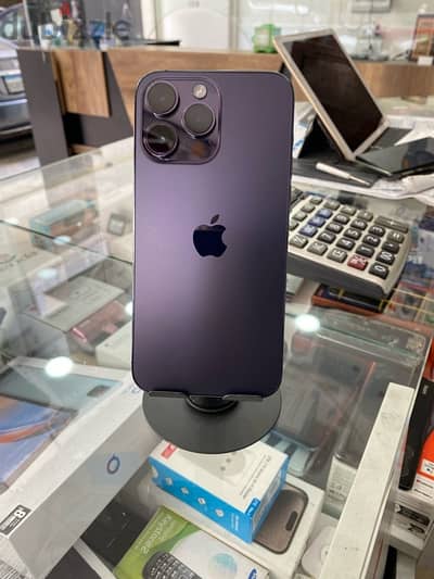 iphone 14 pro max 512gb purple ktir ndif mesh mafkouk battery 89%