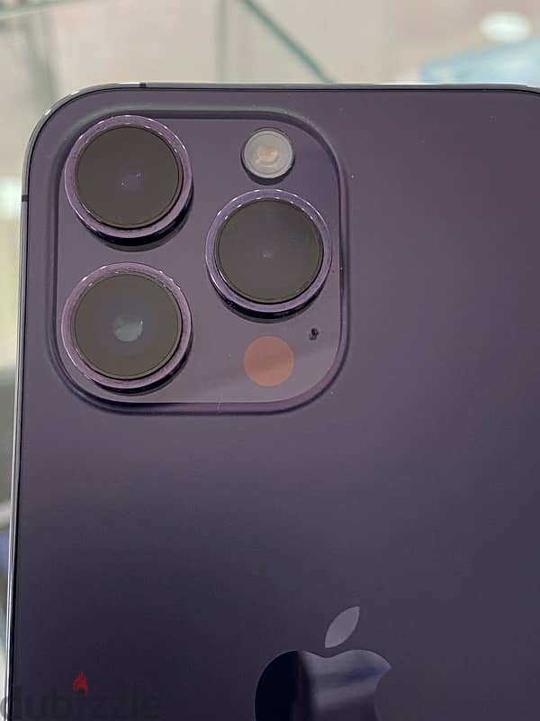 iphone 14 pro max 512gb purple ktir ndif mesh mafkouk battery 89% 1