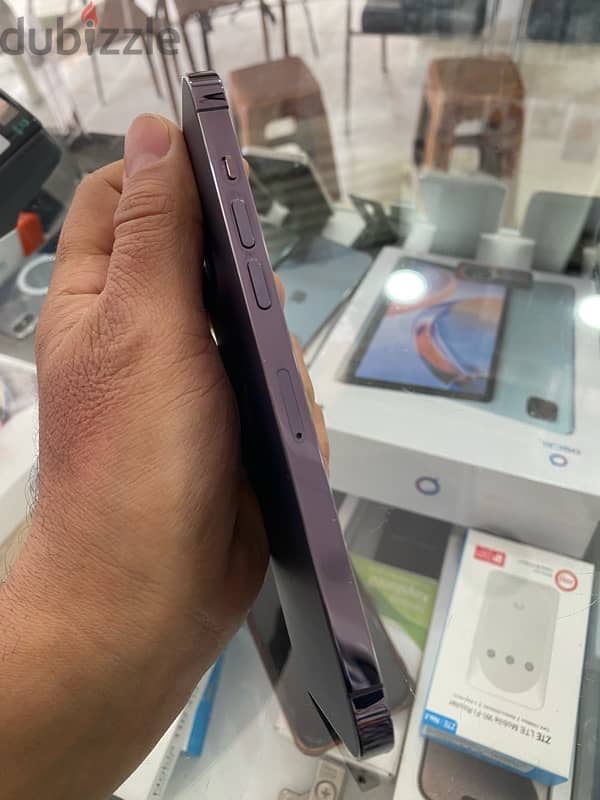 iphone 14 pro max 512gb purple ktir ndif mesh mafkouk battery 89% 7