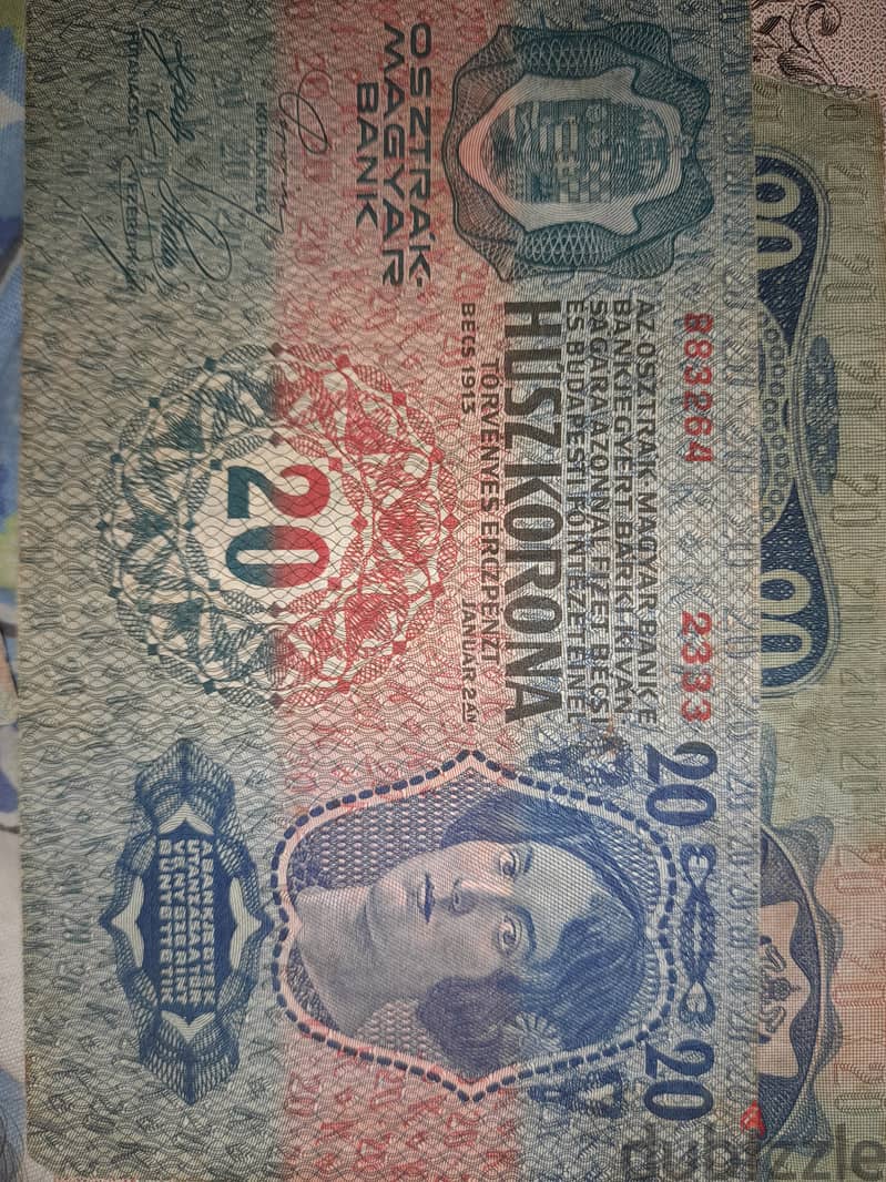 Pre ww1 hungarian Russian and Balkan paper currency 3