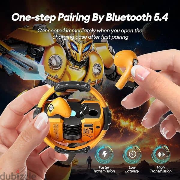 Marvel Transformers Avengers Gaming Earbuds Bluetooth 5.4 earphones 7