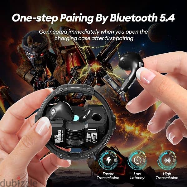 Marvel Transformers Avengers Gaming Earbuds Bluetooth 5.4 earphones 9