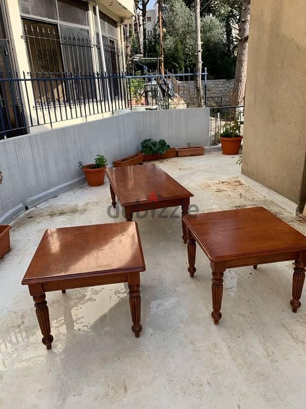 wooden tables, khashab massif 0