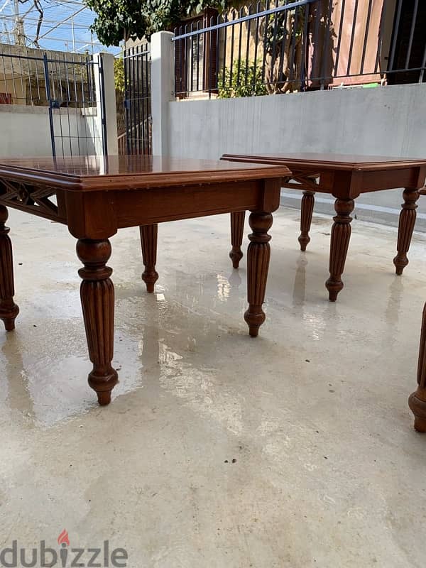 wooden tables, khashab massif 7