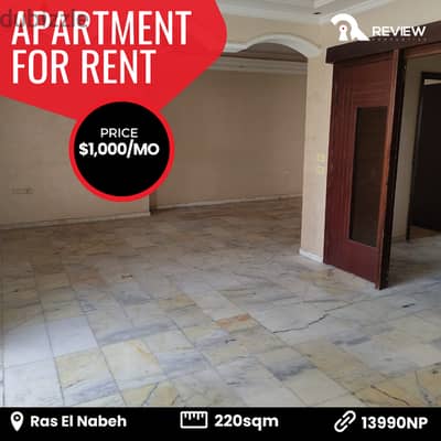 Apartment for rent in Ras El Nabeh شقة للبيع في بيروت