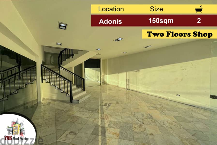 Adonis 150m2 | Two Floors Shop | Prime Location|Perfect Investment|CHN 0