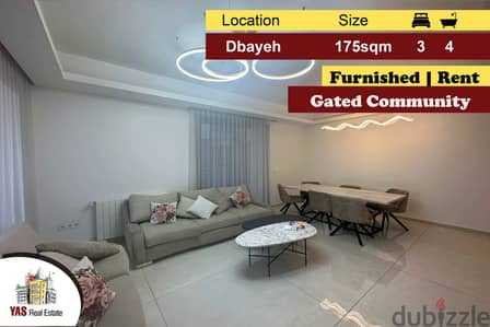 Dbayeh/Waterfront 175m2 | 125m2 Terrace | Furnished | Rent | Luxury|MJ