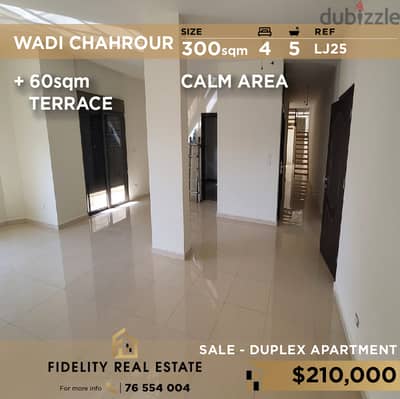 Duplex for sale in Wadi Chahrour LJ25