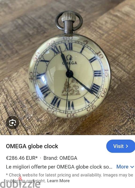 omega globe watch 6