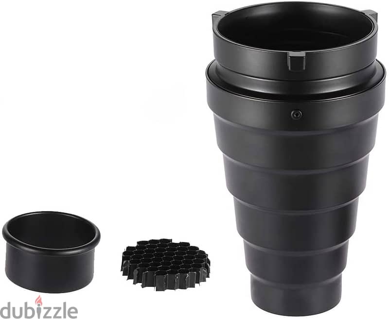 Godox Snoot with Removable Honeycomb Grid for Bowens Systems 0