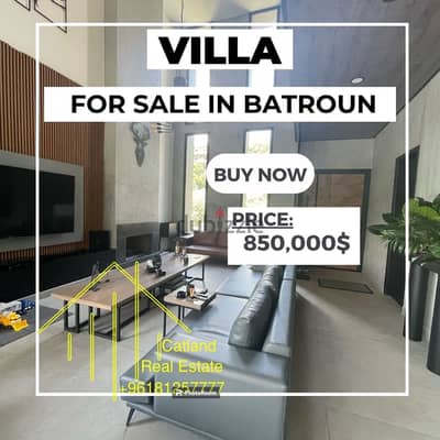 Villa for sale In Batroun فيلا للبيع في البترون