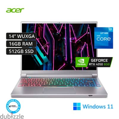 Acer Predator Triton 14 - i7 16GB 512GB SSD RTX 4050 14″ Win11