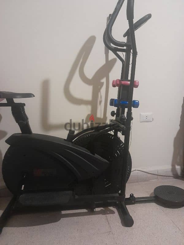 Elliptical 3 in 1 (bicycle, dumbles&twisting disc) 0