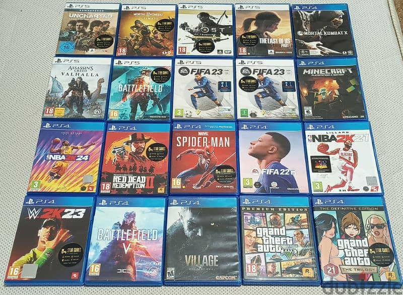 . games playstation 5 and 4 sale or trade 0