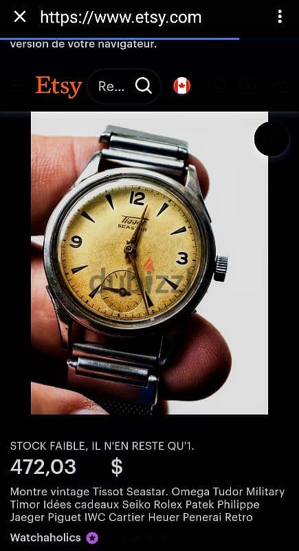 Vintage Swiss Watch TISSOT  Men's automatic bumper movement Military 7