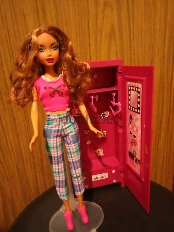 MADISON MY SCENE Barbie RARE Mattel Great doll +SECRET LOCKER, Both=33 0