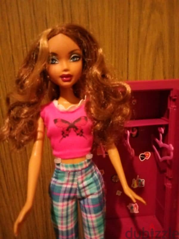 MADISON MY SCENE Barbie RARE Mattel Great doll +SECRET LOCKER, Both=33 1