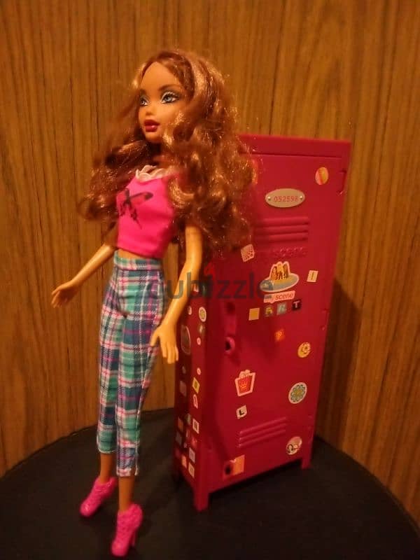 MADISON MY SCENE Barbie RARE Mattel Great doll +SECRET LOCKER, Both=33 5