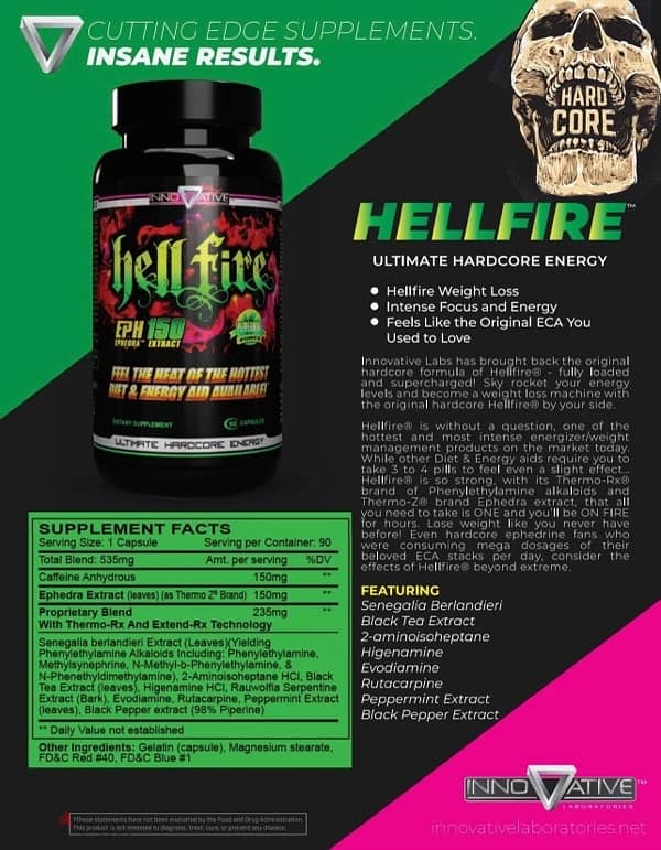 Hellfire by Innovative Labs 90 caps 1