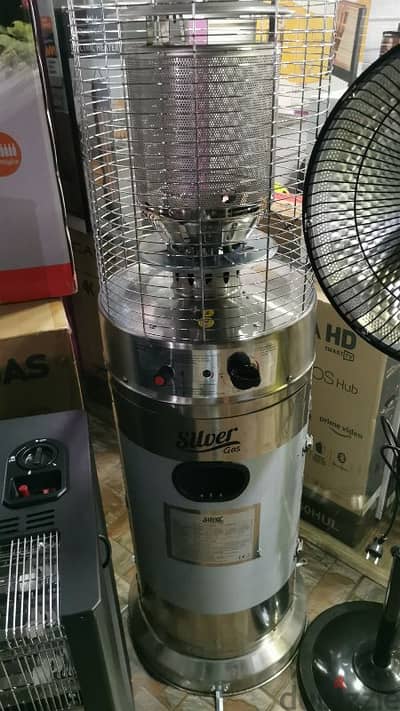 Stand Gas Heater SilverGas