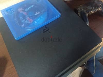 PS4 with original controller+fifa 21+fc24