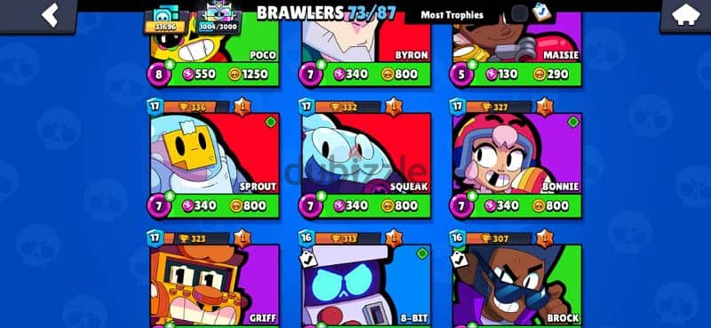 brawl stars account for sale !!!! 8