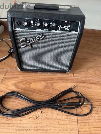 28W 50hz squier speaker for electric guitar+cable