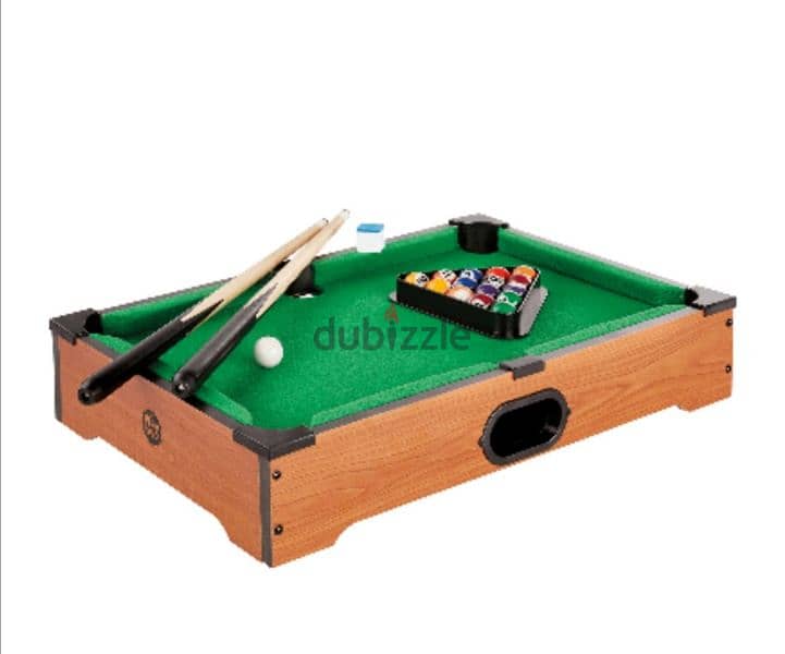 PLAYTIVE BILLIARD TABLE - WOODEN MINI BILLIARD 9