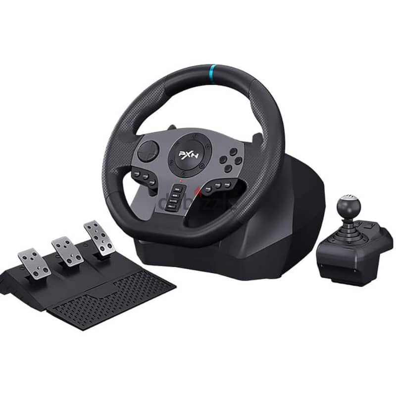 PXN V9 900 DEGREES GAMING RACING WHEEL 0