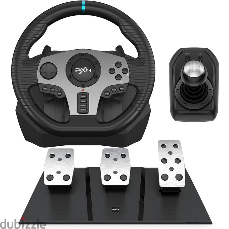 PXN V9 900 DEGREES GAMING RACING WHEEL 1