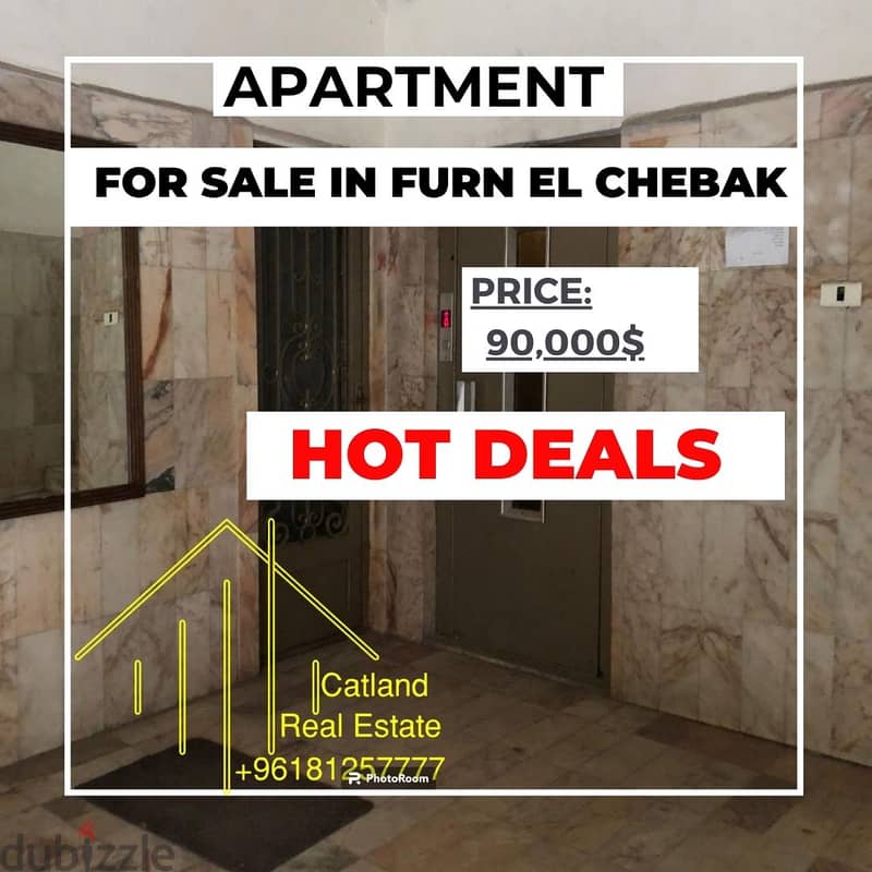 Apartment for sale in Furn el shebbak شقة للبيع في فرن الشباك 0