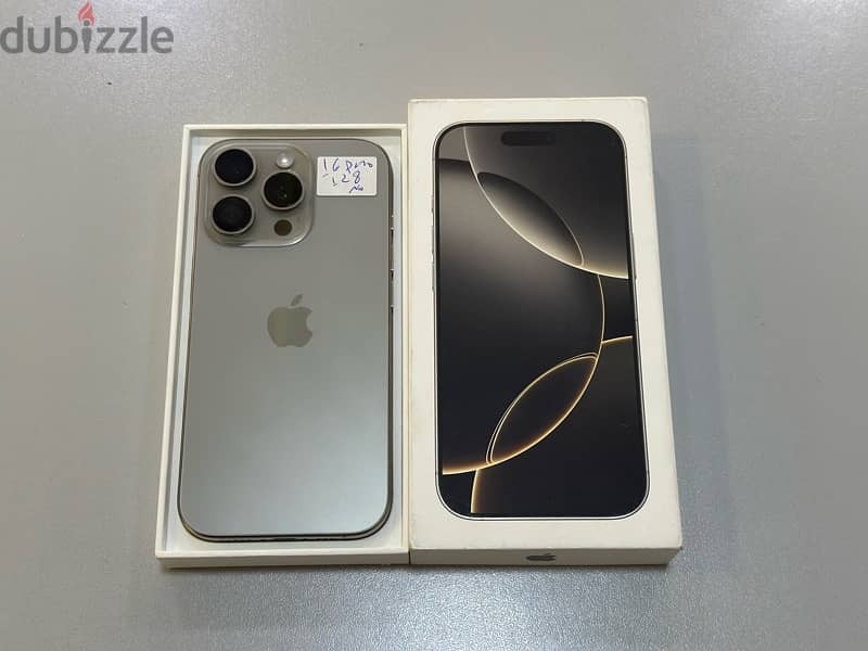 IPhone 16 Pro 128Gb Open Box (no custom ) Bala jemrok still new 0